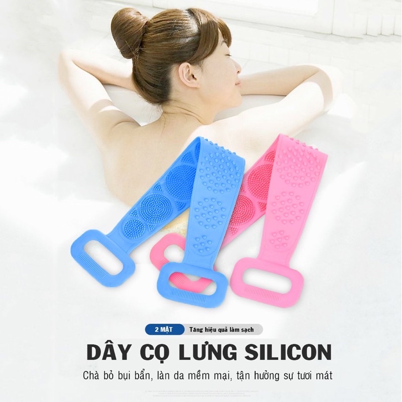 Khăn Tắm Chà Lưng Bằng Silicon Hàng Cao Cấp [ Hỏa Tốc HCM ]