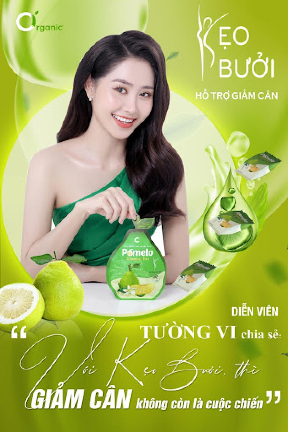 Kẹo bưởi giảm cân Pomelo CiOrganic