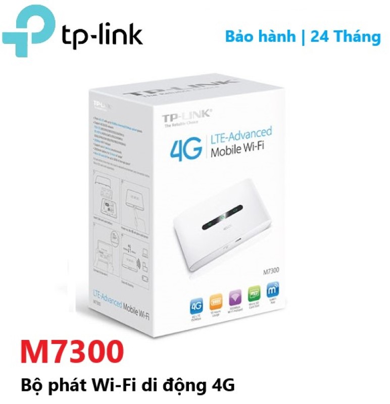 TP-Link Bộ phát wifi di động 4G 3G M7300 - mifi TPLink | pocket wifi TP Link | Củ phát wifi 4G | Cục phát wifi 4G | Phát wifi từ sim 4G