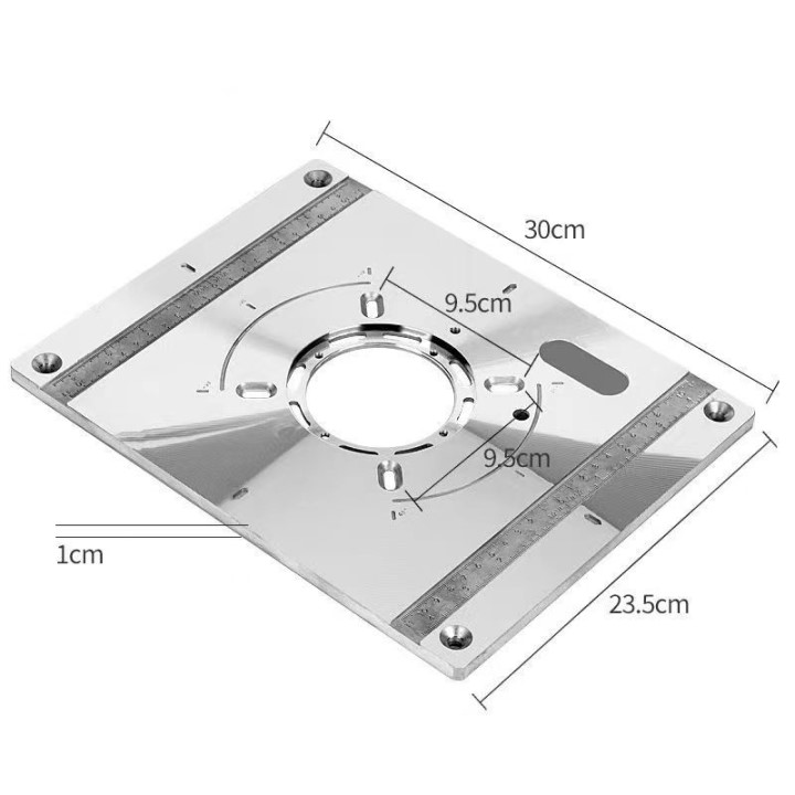 Mặt bàn máy phay gỗ lắp máy cốt 6.35mm và 12.7mm kimkhihanoi