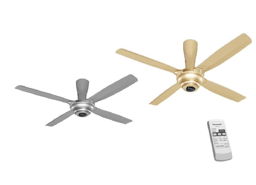 Quạt trần 4 cánh Panasonic F-56MPG-S (màu bạc, ty 30cm)