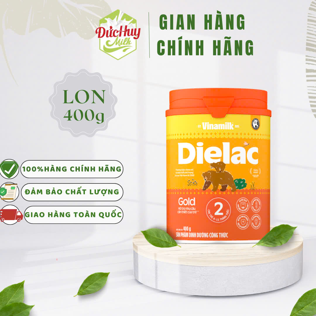 Sữa bột Vianmilk Dielac Alpha Gold 2 400g sữa non