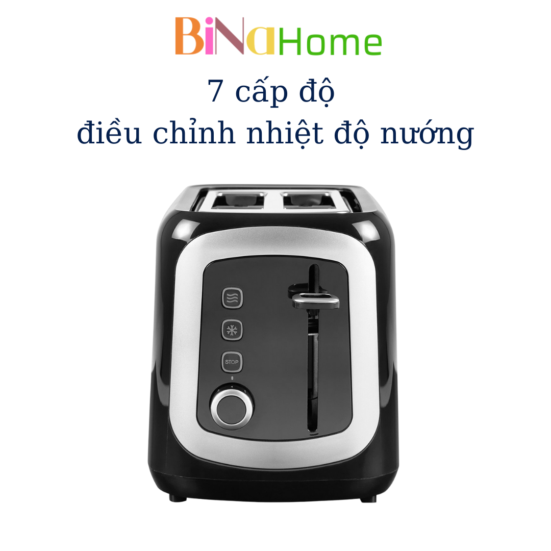 (Có sẵn BH 2 năm) Máy nướng bánh mì Electrolux ETS3505 màu đen BINAHOME