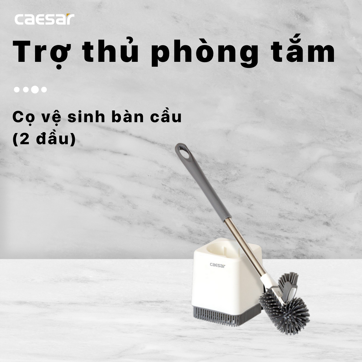 Hộp Cọ Toilet Silicon Caesar