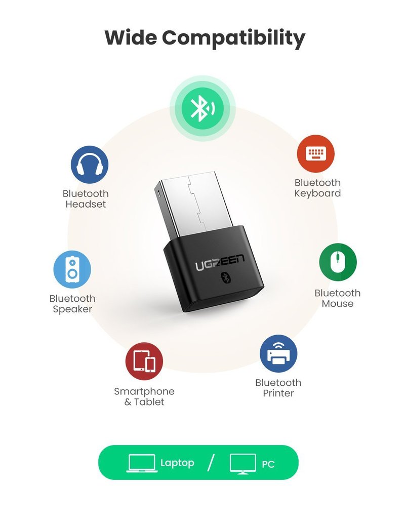 [HCM]USB thu sóng bluetooth Ugreen 30524