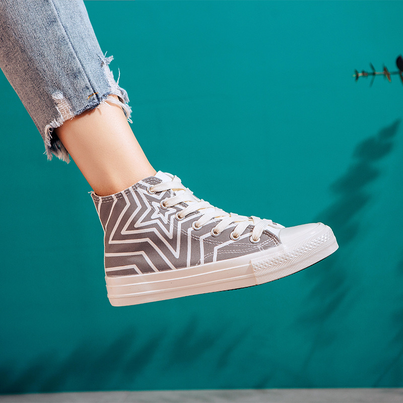 Giày Nữ Cao Cổ hình ngôi Sao đẹp