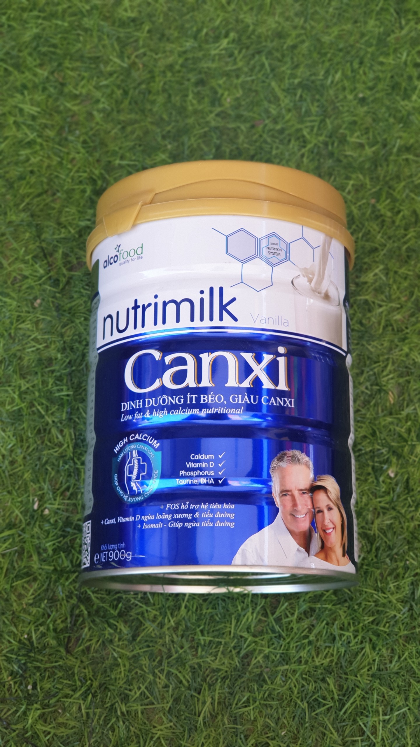 Sữa bột Nutrimilk Canxi Phòng ngừa loãng xương, Tiểu Đường (900g)