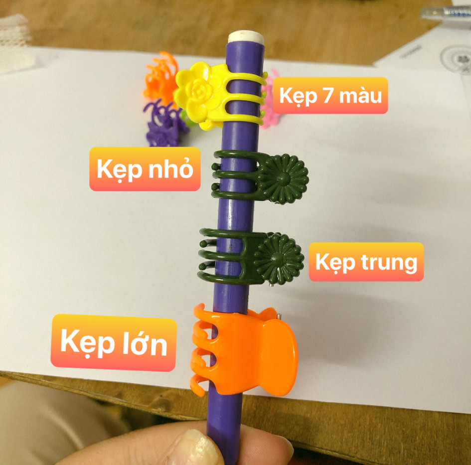 Combo 50 Kẹp bướm - Nhỏ