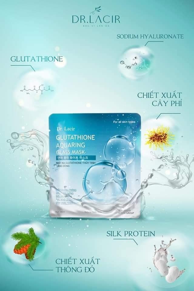 Mặt Nạ Thủy Tinh DR.LACIR Căng Bóng
