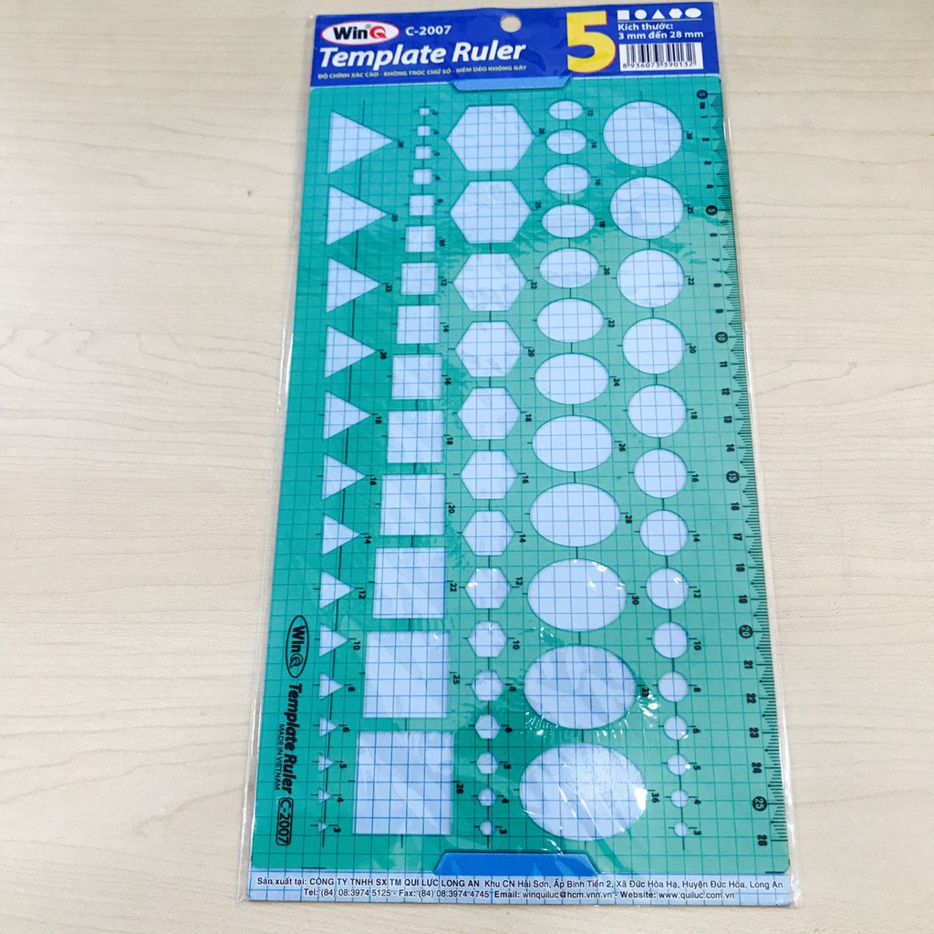 Template ruler winq c-2007