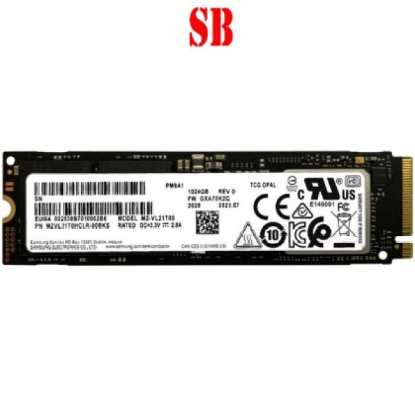 Ổ cứng SSD M2-PCIe 1TB Samsung PM9A1 NVMe 2280 (PCIe 4.0 x 4) - Bảo hành 36 tháng tại Shopbig1990