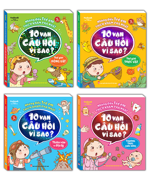 Combo 10 vạn những điều trẻ em thích khám phá nhất 68k (trọn bộ 4 cuốn)