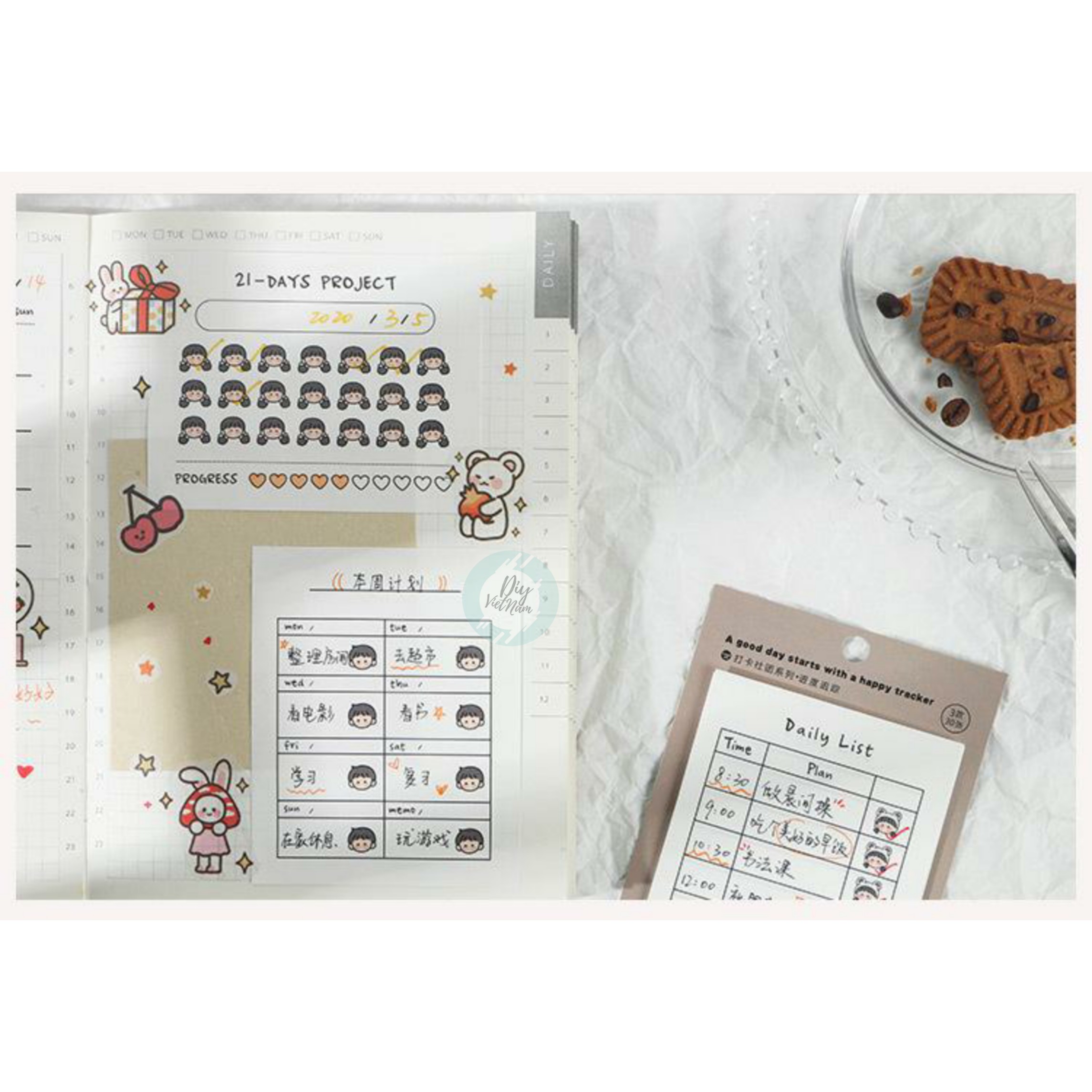 [HCM]GIẤY NOTE KẾ HOẠCH MINI