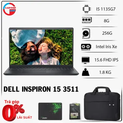 [Mới 100%] Dell Inspiron 15 3511 ( Core i3-1115G4, i5-1035G1, i5-1135G7 , Ram 4G, ssd 128G, Màn 15.6 FHD IPS )