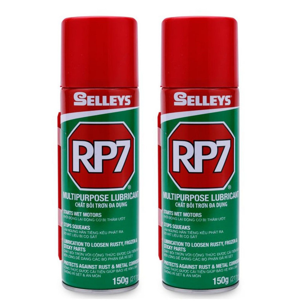 CÓ VIDEO - Chai xịt chống rỉ sét và bôi trơn đa dụng RP7 - Dầu chống rỉ ...