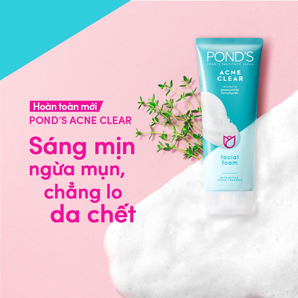 Sữa Rửa Mặt Pond's sáng da sạch sâu 100g