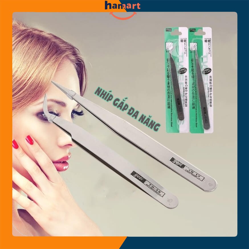 Stainless Steel Tweezers Set DIY Tools Pointed Elbow Straight Tweezer Repair Jewelry Hobby Craft