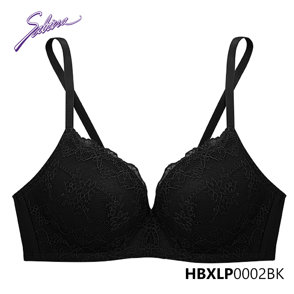 [SALE XẢ HÀNG 23/8- 31/8] Áo Lót Mút Vừa Nâng Ngực Không Gọng Phối Ren Habpy Lady By Sabina HBXLP0002