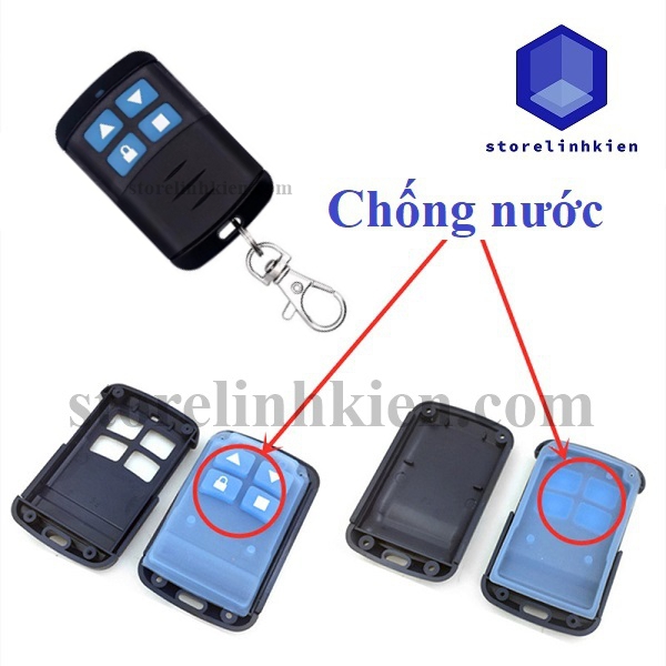 Remote cửa cuốn (học lệnh) ST-406X 315Mhz & 433Mhz