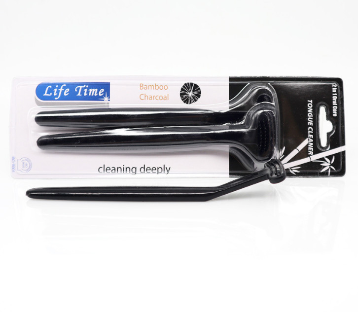 Set 2 Dụng cụ vệ sinh lưỡi - Dụng cụ rơ lưỡi - Vệ sinh răng miệng