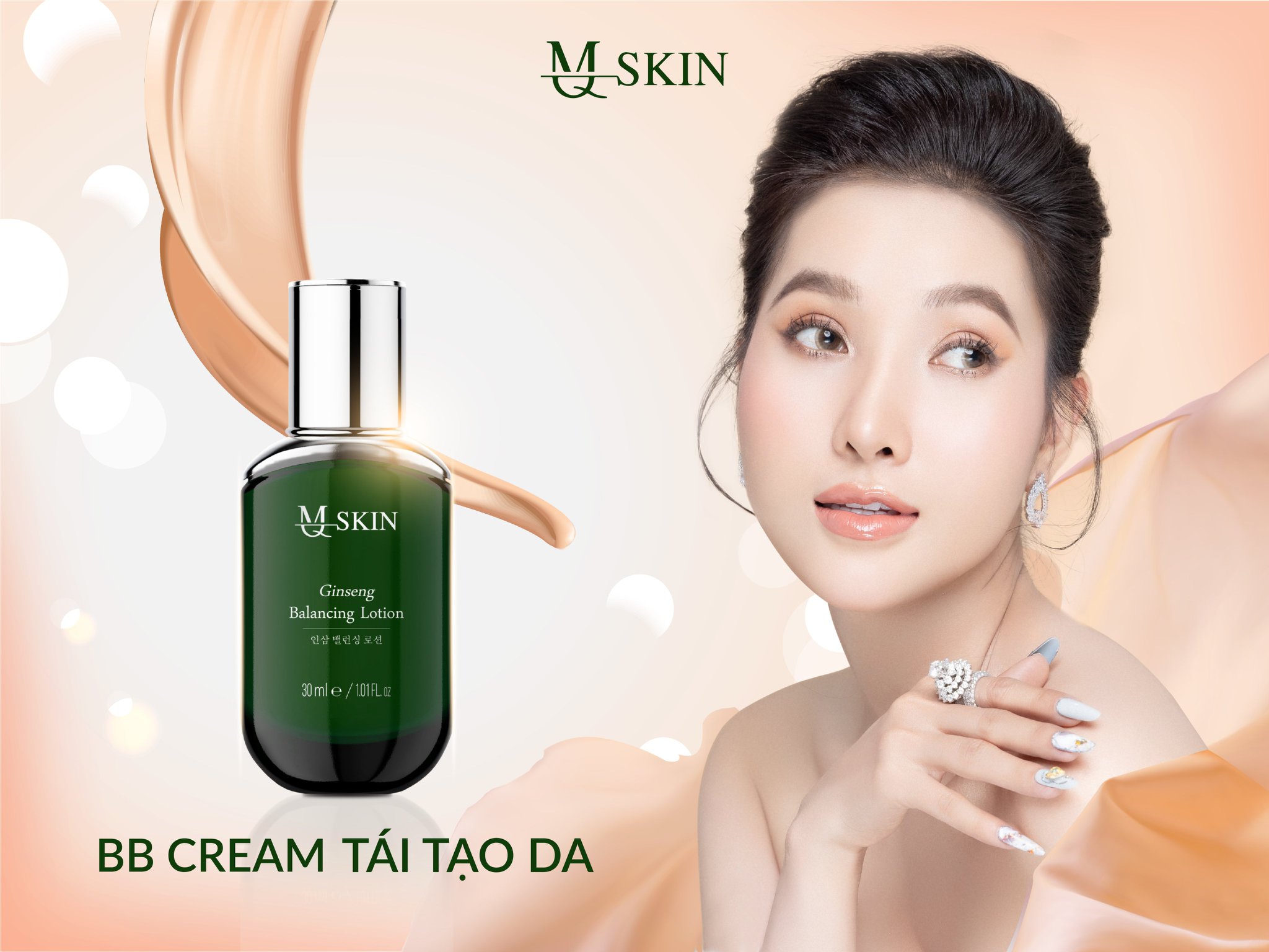 Thay da BB Cream MQSkin - BB Cream tái tạo da MQ Skin giúp giữ ẩm, giúp tái tạo da, phục hồi da