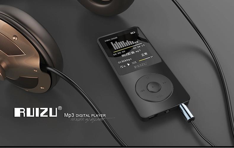 Máy nghe nhạc mp3 RUIZU X02 (8Gb) [Tặng tai nghe nhạc Ruizu]