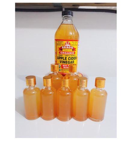 GIẤM TÁO HỮU CƠ BRAGG 100ML (Hàng mỹ, chiết, có giấm cái)