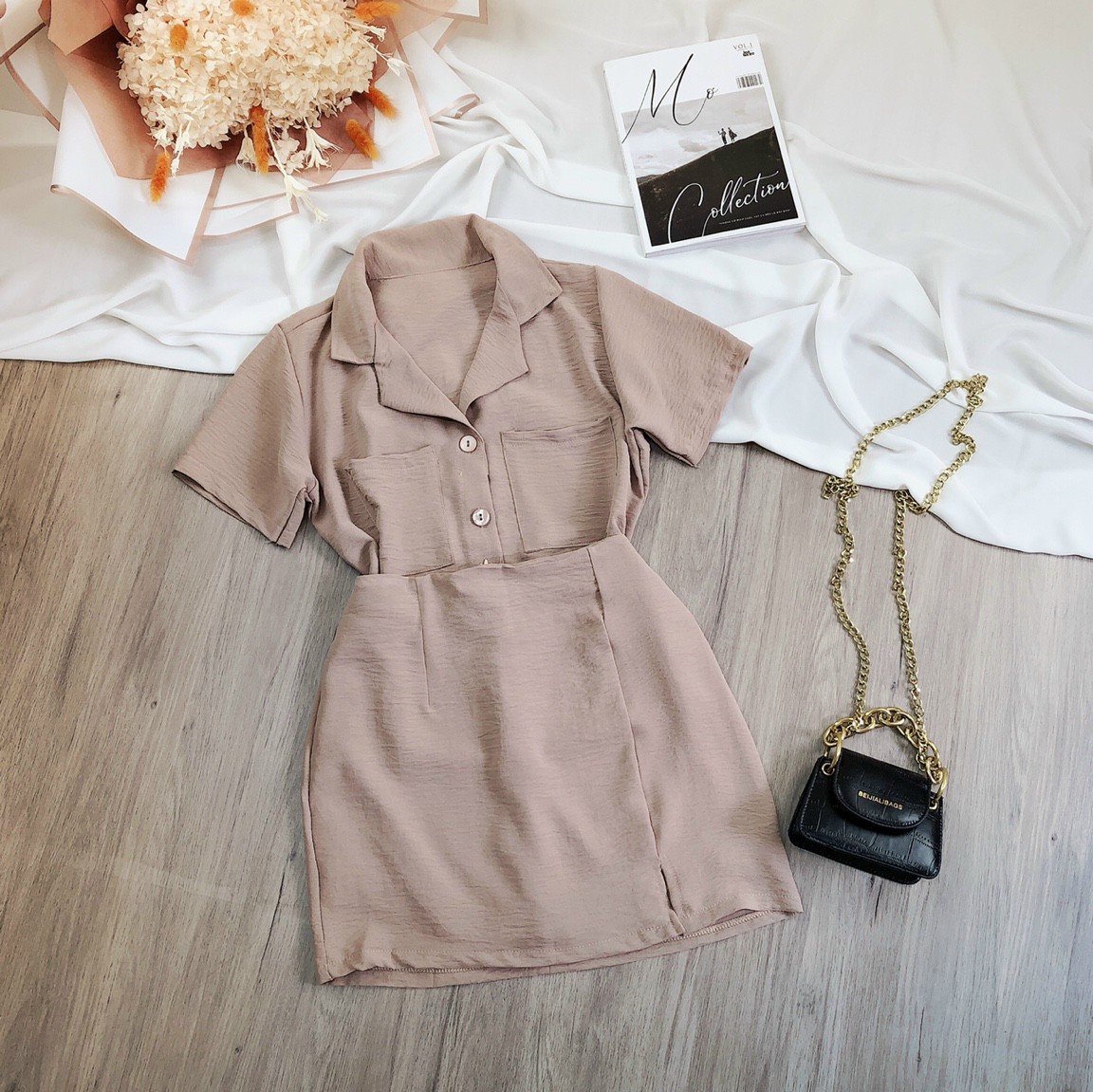 [HCM]Set Bộ Cổ Vest