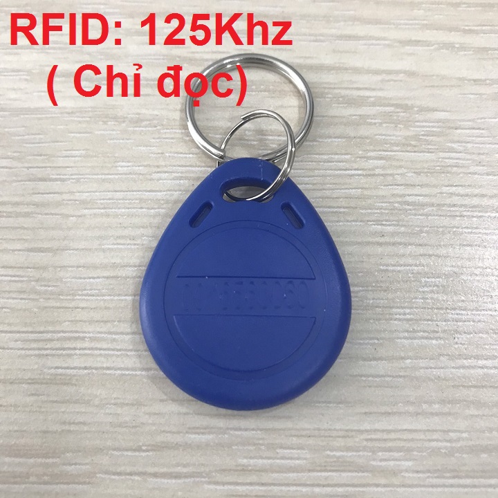Thẻ từ RFID dạng móc khóa tần số 125Khz ( 100 thẻ)