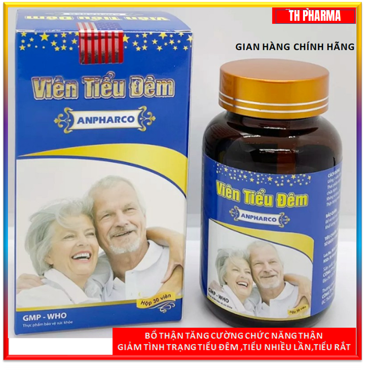 Viên Tiểu Đêm giảm tiểu đêm, tiểu buốt, tiểu nhiều lần giảm u phì đại tuyến tiền liệt - Hộp 30 viên