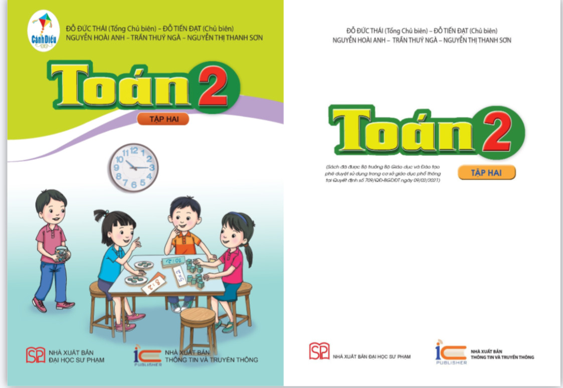 Sgk toán lớp 2 tập 2 - cánh diều