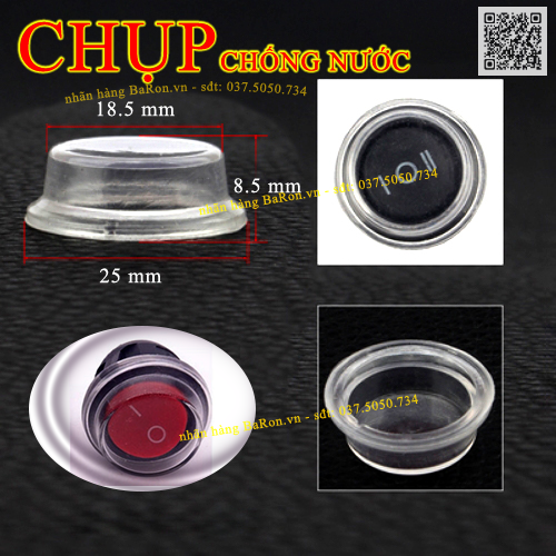 Công tắc tròn on/off/on 3 chân, 4 chân có đèn báo