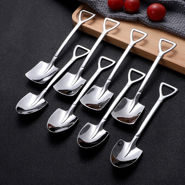 Hộp 6 Muỗng Inox Hình Cây Xẻng