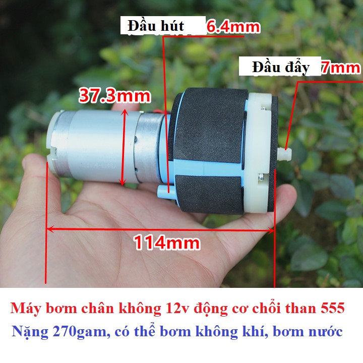 Các Loại Bơm Màng, Động cơ 12V