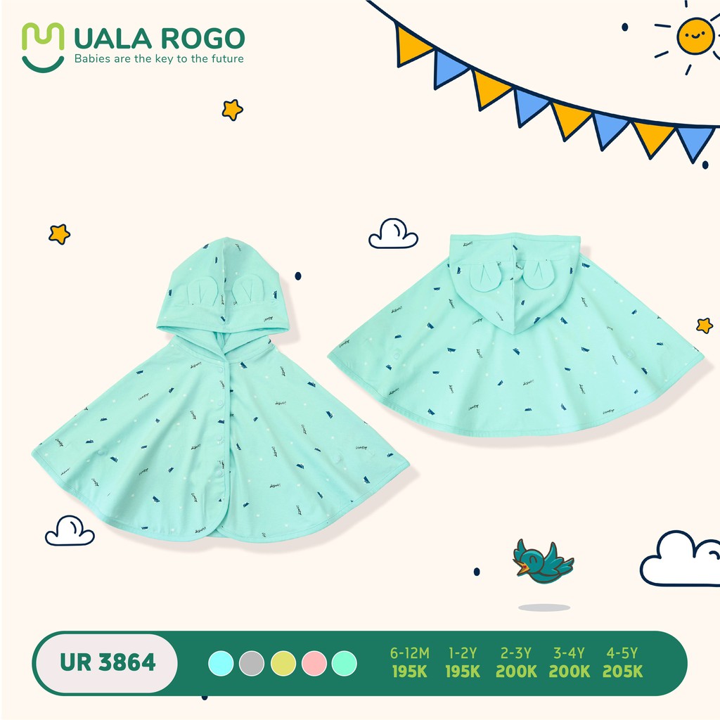 Áo choàng Uala rogo che nắng, mưa