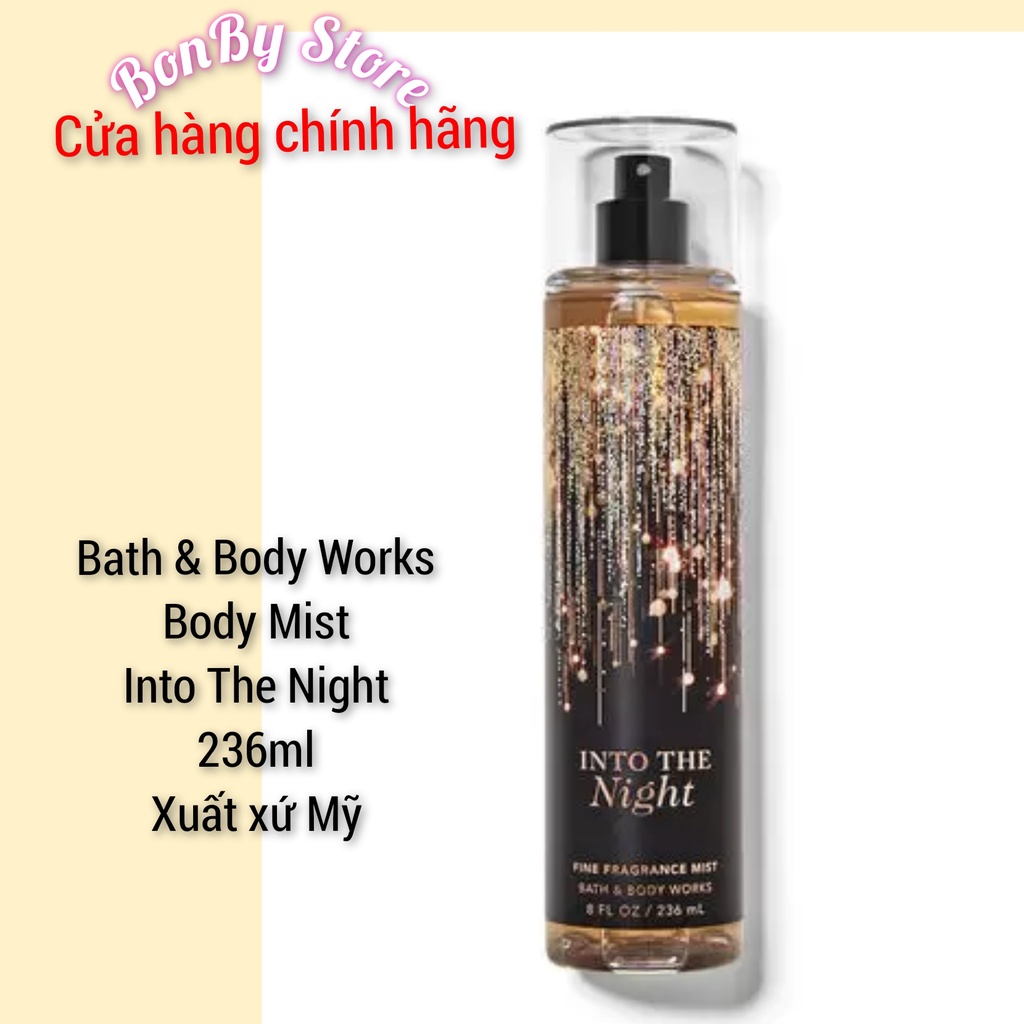 (Bill US) Xịt thơm Body - Body mist Bath and Body Works 236ml