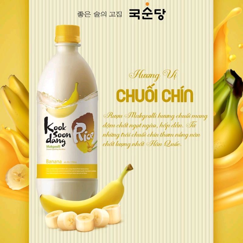 Nước Gạo Makgeolli Hàn Quốc (đủ vị)