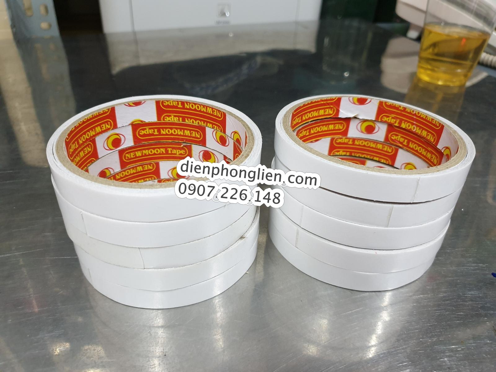 Combo 10 Cuộn Băng Keo 2 Mặt Mỏng 1F - Baron