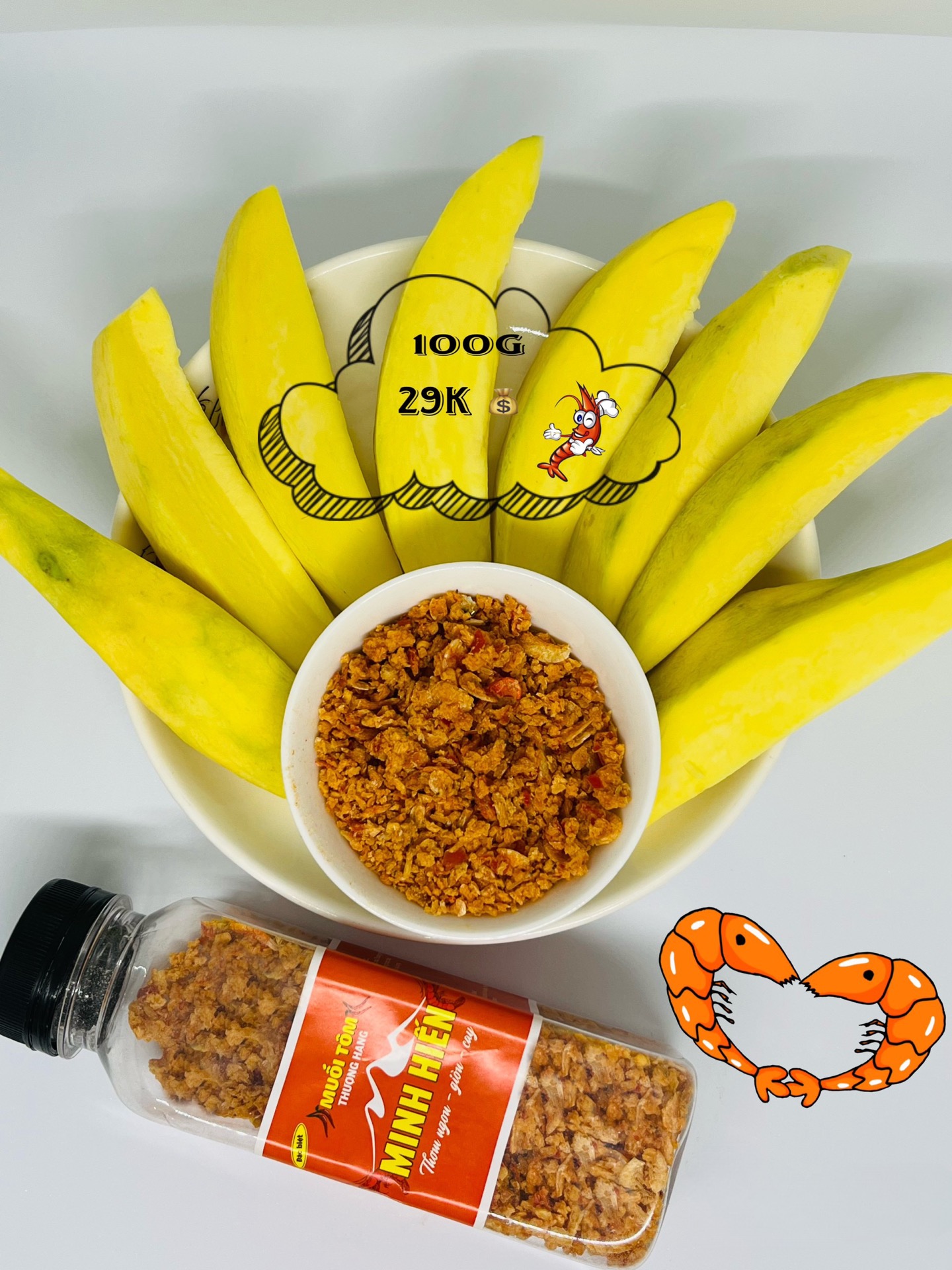 Muối Tôm Thượng Hạng Minh Hiến CAY 60gr
