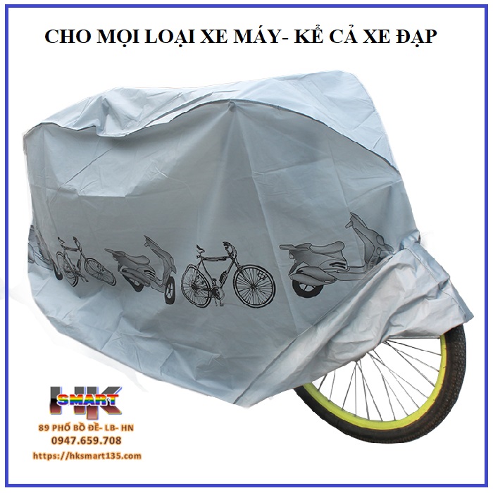[ hàng loại 1] bạt trùm phủ xe máy xe đạp cao cấp