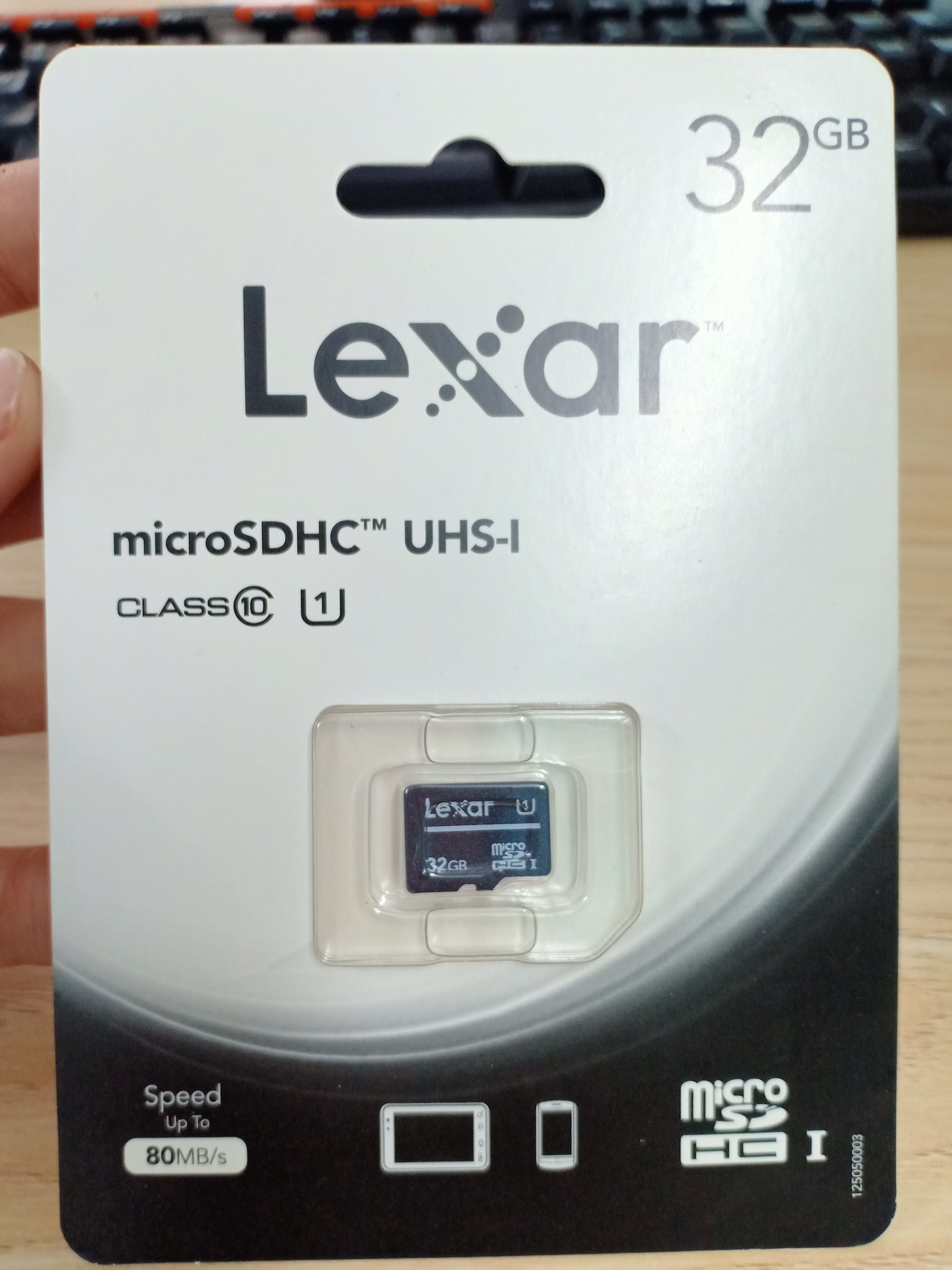 32Gb Micro Sdhc C10 Lexar Memory Card (No Adapter Included)