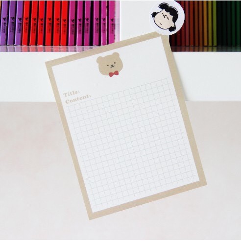[HCM]Set 30 Giấy Ghi Chú B5 Note Xinh Xắn