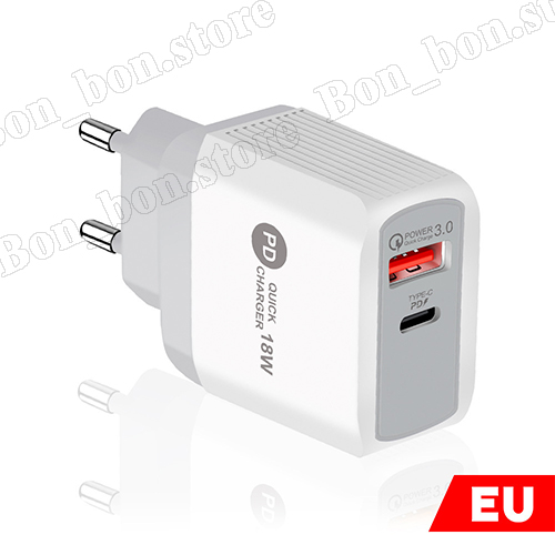 Củ sạc nhanh 18W cổng USB 3.0 tiện lợi