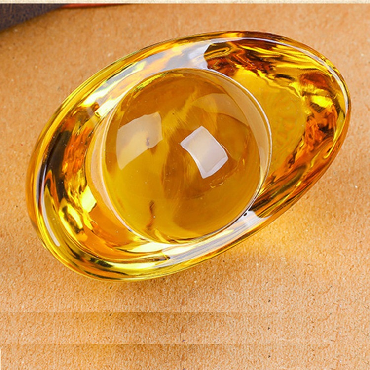 Thỏi vàng Pha Lê Nhiều Size [Chiêu lộc ,Chiêu Tài]2.5cm,3.5cm,5cm