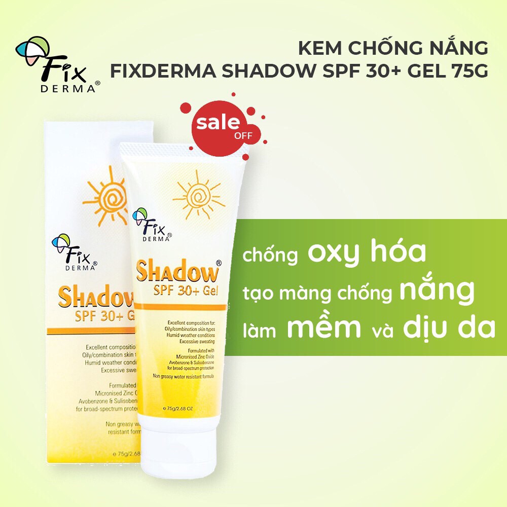Kem Chống Nắng Fixderma Shadow SPF 30+