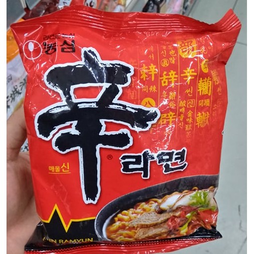 Korean Spicy Shin Noodles 120g Pack