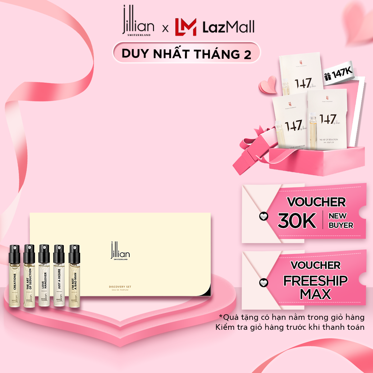 Set Nước hoa Jillian Nam MEN'S DISCOVERY 5x2.5ml