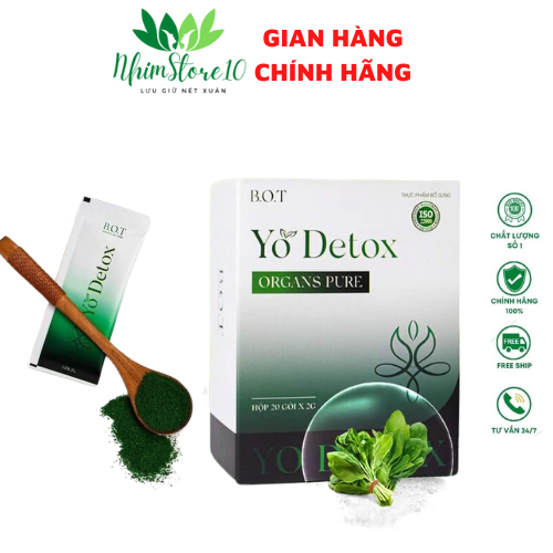 Yo detox b.o.t thanh lọc cơ thể - yodetox hỗ trợ giảm cân yo slim