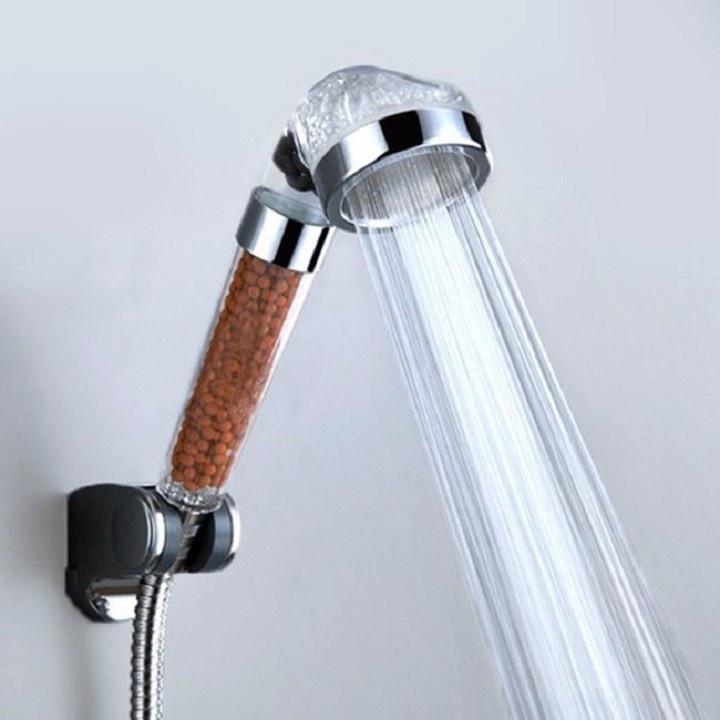 Vòi sen tăng áp nhôm cao cấp- còi sen phù hợp với các loai dây dễ dàng lắp đặt