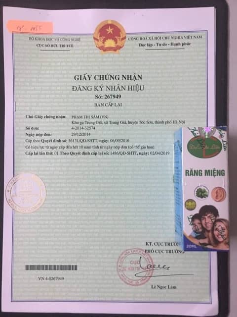 Tinh dầu răng miệng dạ thảo liên